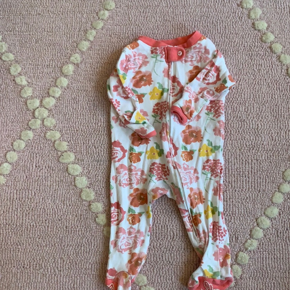 Burts bees baby footie 0-3 months